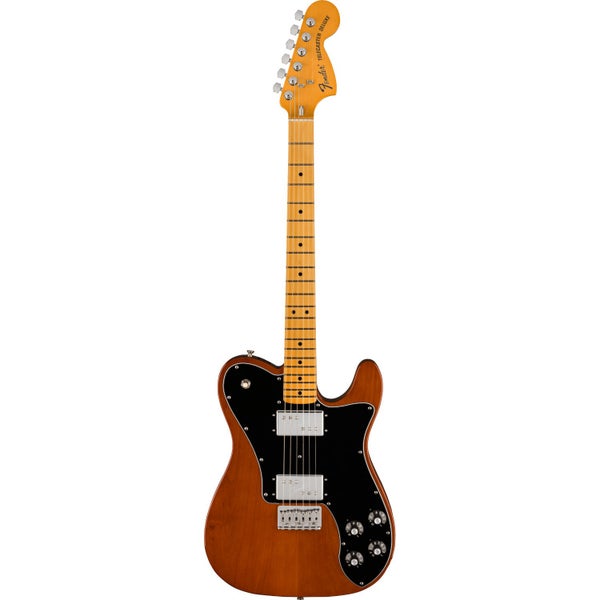 Fender American Vintage II 1975 Telecaster Deluxe Mocha MN Electric Guitar with Case