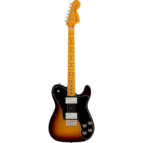 Fender American Vintage II 1975 Telecaster Deluxe 3-Color Sunburst MN Electric Guitar with Case