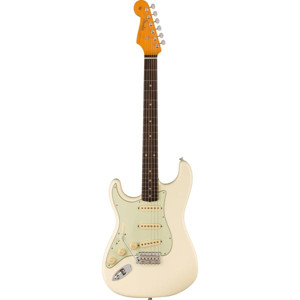 Fender American Vintage II 1961 Stratocaster LH RW Olympic White Left-Handed Electric Guitar with Case