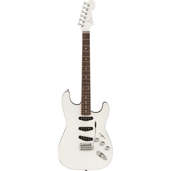 Fender Aerodyne Special Stratocaster Bright White RW Electric Guitar with Gig Bag