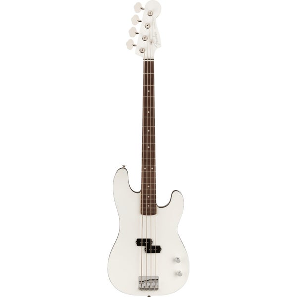 Fender Aerodyne Special Precision Bass Bright White RW Electric Bass Guitar with Gig Bag