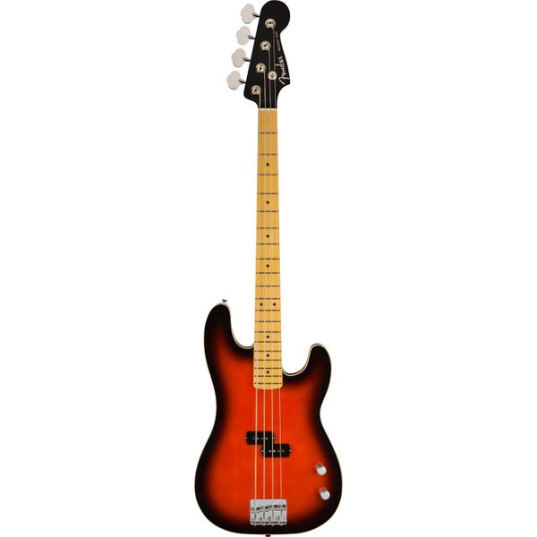 Fender Aerodyne Special Precision Bass Hot Rod Burst MN Electric Bass Guitar with Gig Bag