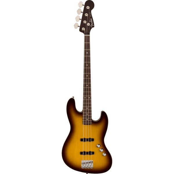 Fender Aerodyne Special Jazz Bass RW Chocolate Burst Electric Bass with Deluxe Gig Bag