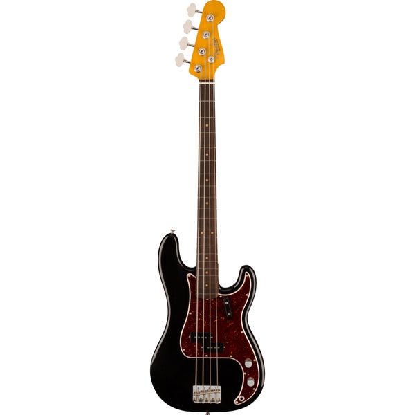 Fender American Vintage II 1960 Precision Bass RW Black Electric Bass Guitar with Case