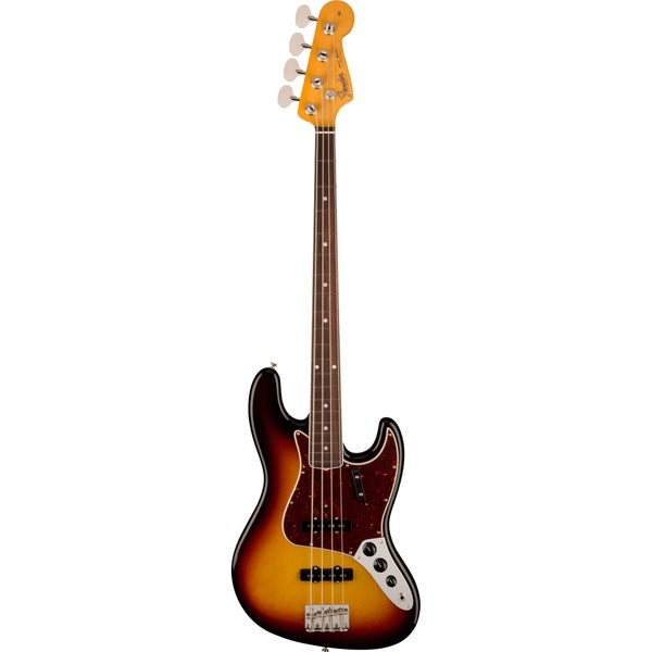 Fender American Vintage II 1966 Jazz Bass RW 3-Color Sunburst Electric Bass Guitar with Case
