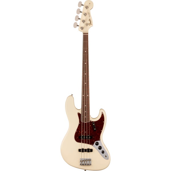 Fender American Vintage II 1966 Jazz Bass RW Olympic white Electric Bass Guitar with Case
