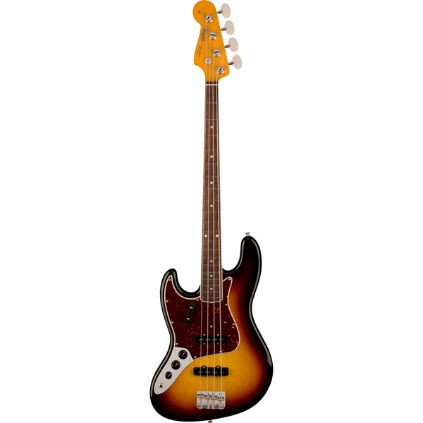 Fender American Vintage II 1966 Jazz Bass RW LH 3-Color Sunburst Left-Handed Electric Bass Guitar with Case