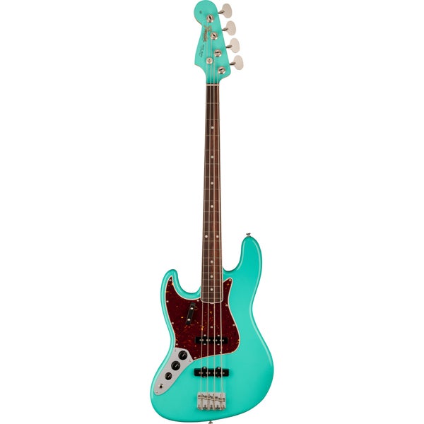 Fender American Vintage II 1966 Jazz Bass RW LH Sea Foam Green Left-Handed Electric Bass Guitar with Case