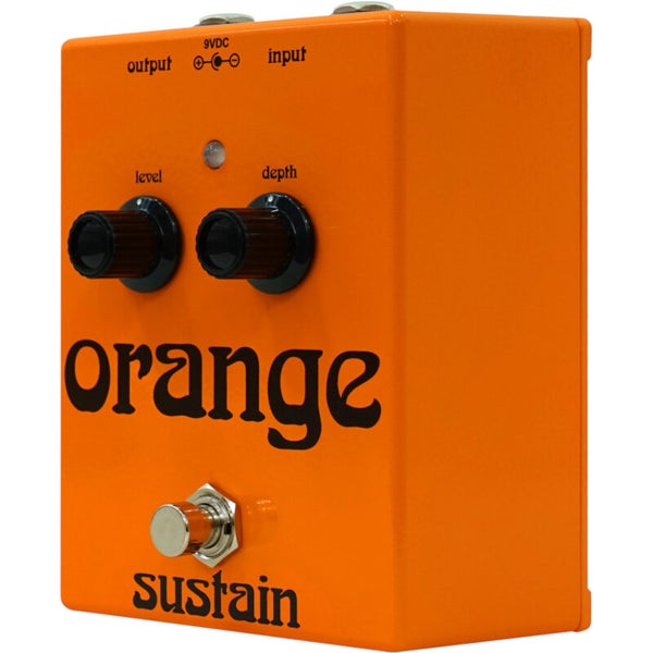 Orange Sustain Effect Pedal