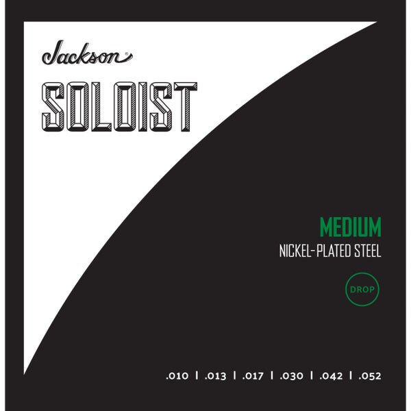 Jackson Soloist Strings Drop Medium .010-.052 Electric Guitar Strings
