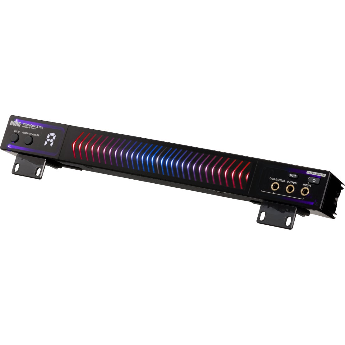 Small Rack Tuner Korg Pitchblack X Pro 19-inch Rack Tuner | Bax Music