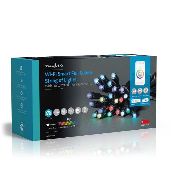 Nedis SmartLife iOS/Android LED Light Rope, 10.8m