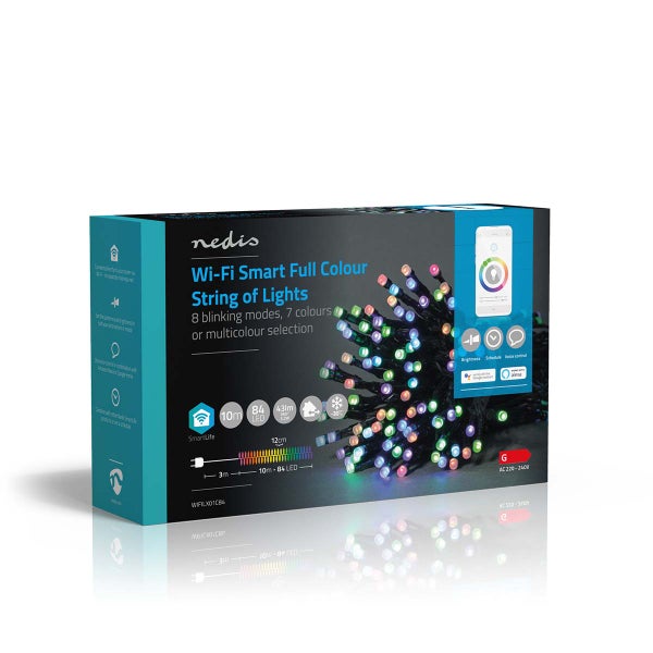 Nedis SmartLife 84 LED, iOS/Android Fairy Lights, 10m