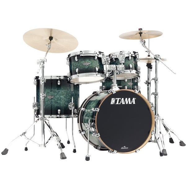 Tama MBS40RS-MSL Molten Steel Blue Burst Starclassic Performer LTD 4-Piece Shell Set