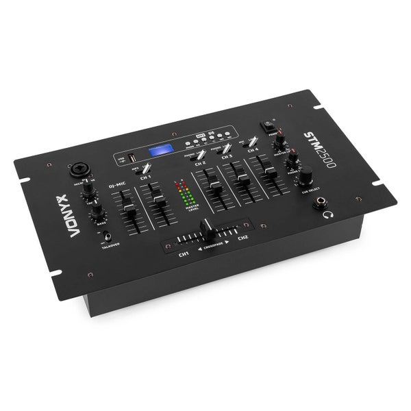 Vonyx STM2500 5-Channel Mixer with USB and Bluetooth