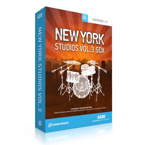 Toontrack New York Studios Vol.3 SDX