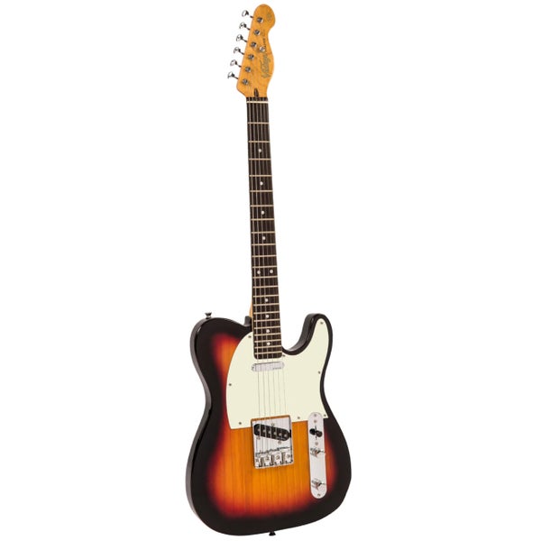 Vintage V20SB Coaster Series 3-Tone Sunburst Electric Guitar