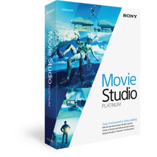 Sony Vegas Movie Studio 13 Platinum DL software para la edición de vídeo (descarga)