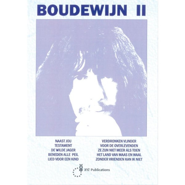 XYZ Uitgeverij Boudewijn de Groot 2 songboek piano, zang en gitaar