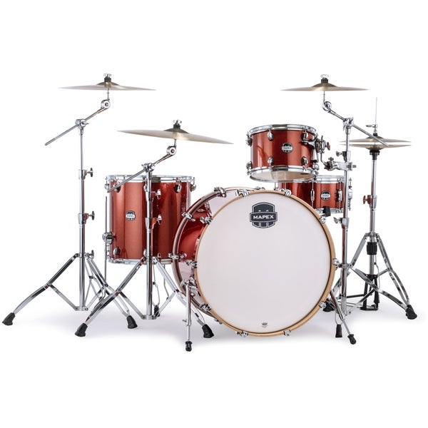 Mapex MA446SOR Mars Birch Rock Shell Set (Blood Orange Sparkle)