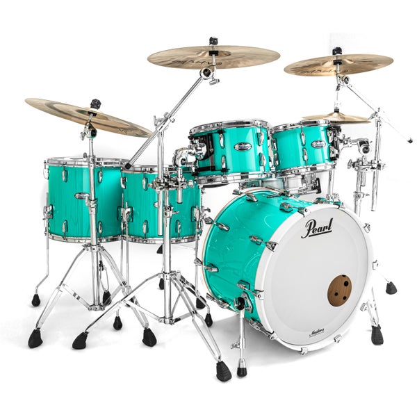 Pearl MCT925XUP/C826 Masters Maple Complete 5-Piece Shell Set (Sea Foam Green )