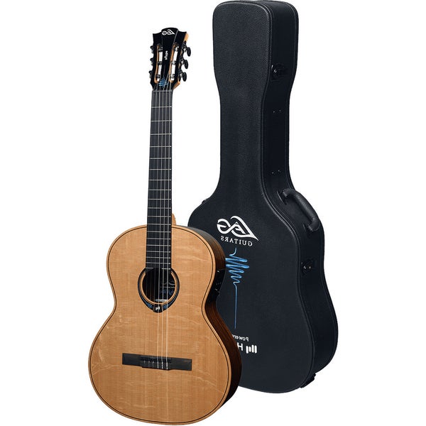 LAG Guitars Classic HyVibe 30 CLHV30E Electro-Acoustic Classical Guitar with Built-In Effects and Bluetooth