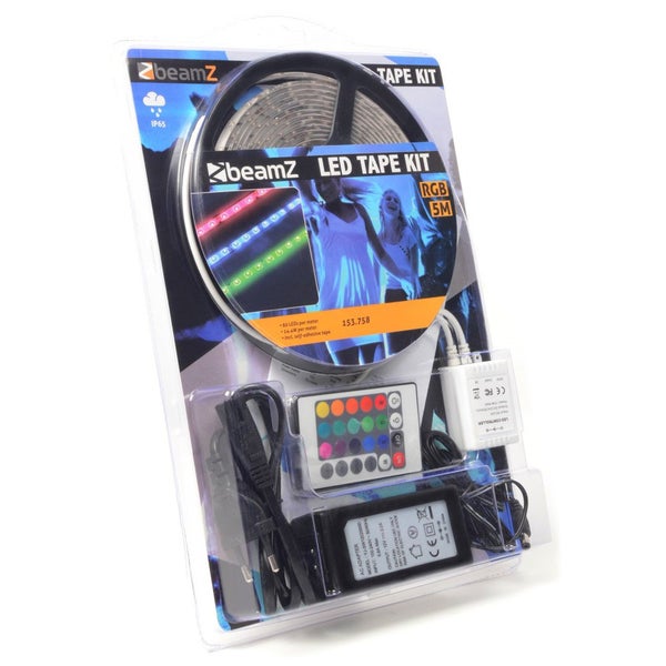 Beamz ruban lumineux LED 5 mètres, RGB