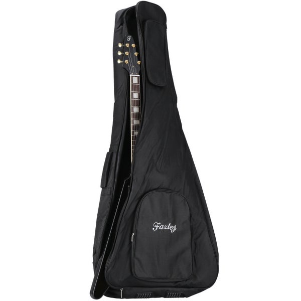 Fazley Carrier D4VB Deluxe Electric Guitar Gig Bag V (Black)