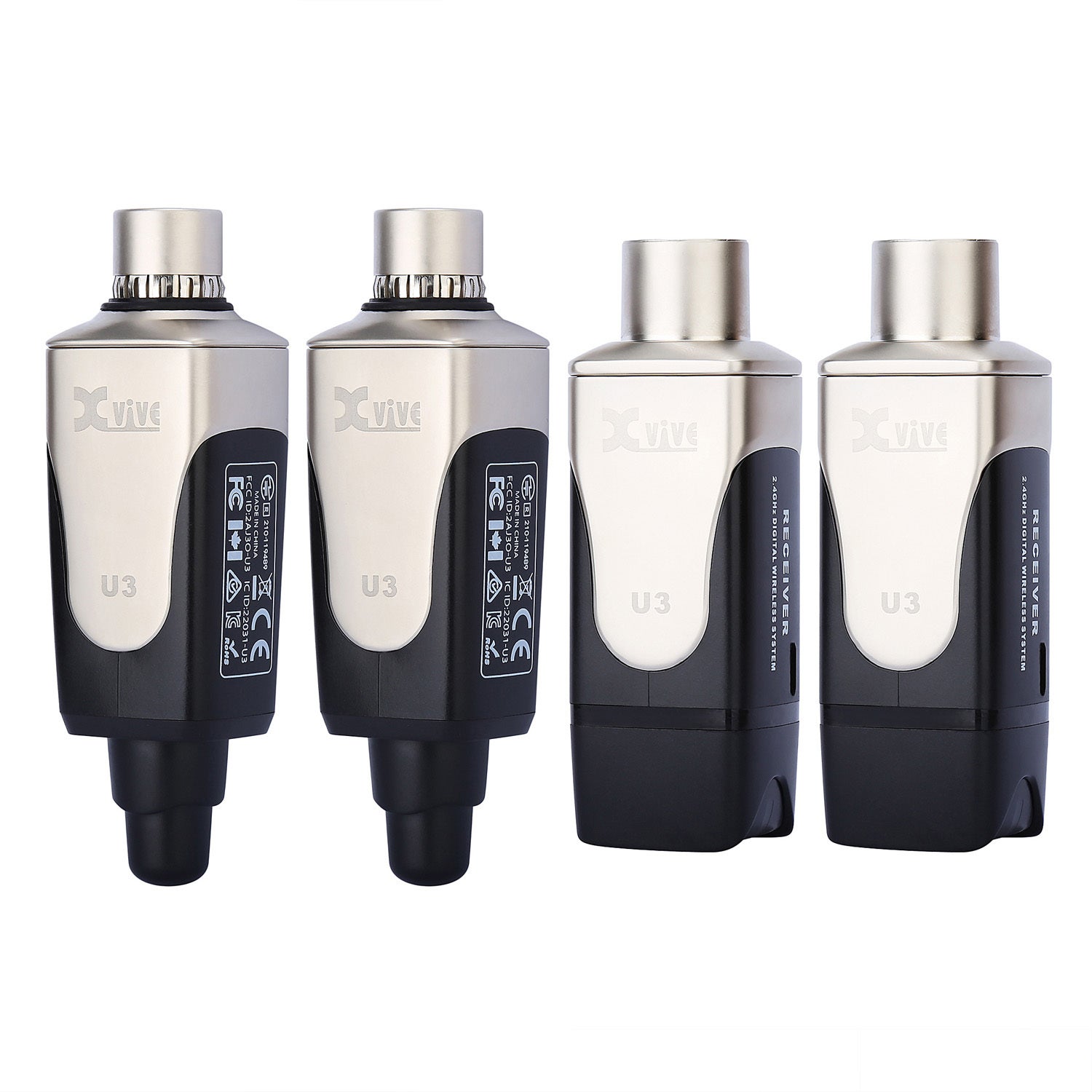 Xvive U3D Dual Wireless Handheld Microphone System | Bax Music