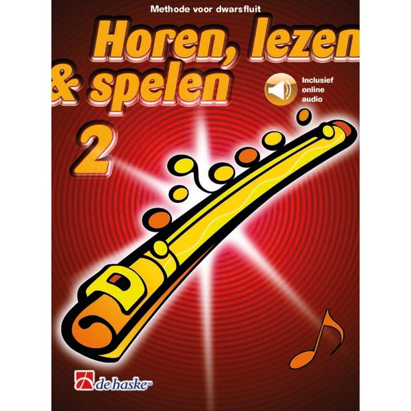 De Haske Horen, lezen & spelen 2 dwarsfluit lesboek