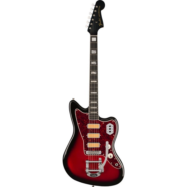 Fender Gold Foil Jazzmaster Candy Apple Burst EB Limited Edition Electric Guitar with Deluxe Gig Bag