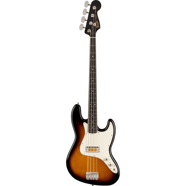Fender Gold Foil Jazz Bass 2-Tone Sunburst EB Limited Edition Electric Bass Guitar with Deluxe Gig Bag