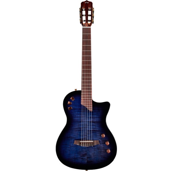 Cordoba Fusion Stage Guitar Blue Burst Limited Edition guitare électro-acoustique classique avec housse