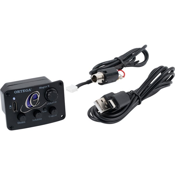 Ortega MAGUSX Rechargeable Ukulele Preamp System X préampli ukulélé avec accordeur