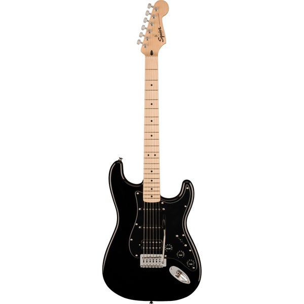 Squier Sonic Stratocaster HSS MN Black Electric Guitar