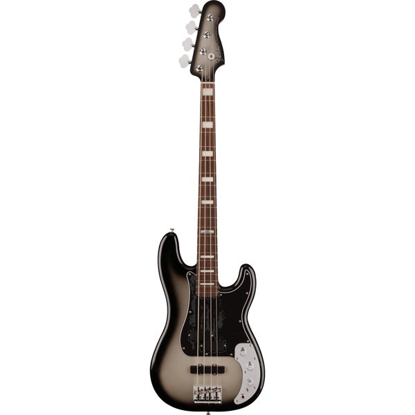 Fender Troy Sanders Precision Bass RW Silverburst Electric Bass Guitar