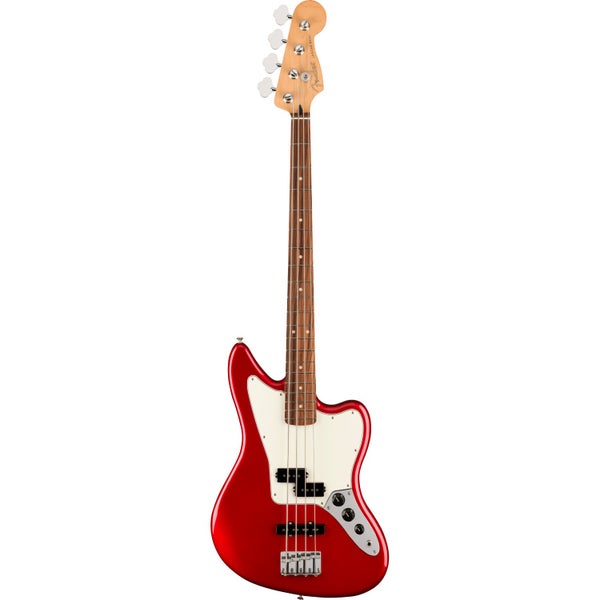 Fender Player Jaguar Bass PF Candy Apple Red Electric Bass Guitar
