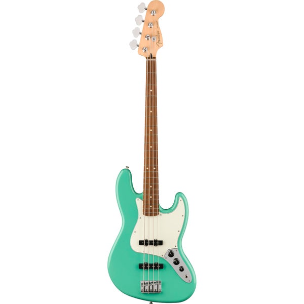 Fender Player Jazz Bass PF Seafoam Green Electric Bass Guitar