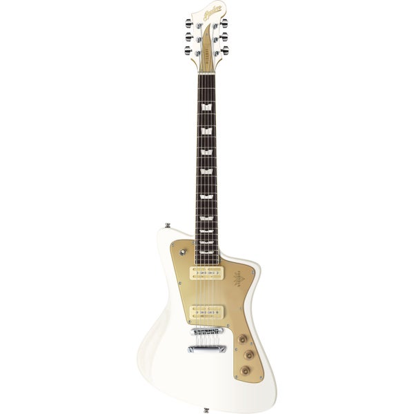 Baum Original Series Wingman Vintage White Electric Guitar with Teardrop Headstock