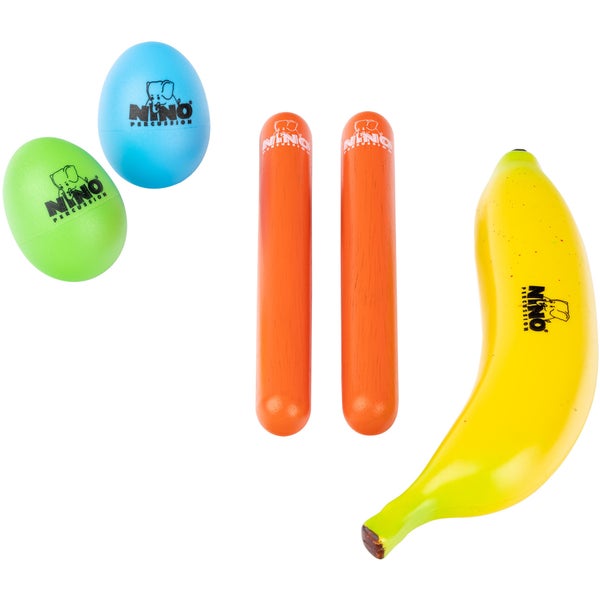Nino Percussion NINOSET7 Kids Mixed Rhythm set de percussions (4 pcs)