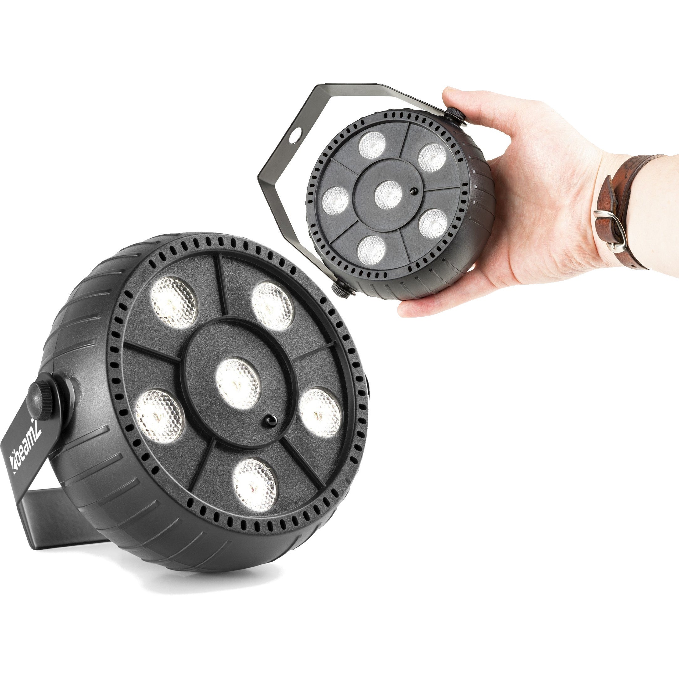 BeamZ PLP12 Rechargeable LED Strobes (Set of 2) | Bax Music