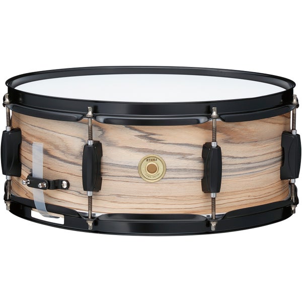 Tama WP1455BK-NZW Woodworks Natural Zebrawood 14 x 5.5-inch Snare Drum