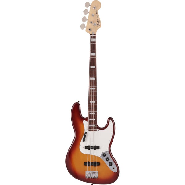 Fender Made in Japan Limited International Color Jazz Bass RW Sienna Sunburst Electric Bass Guitar with Gig Bag