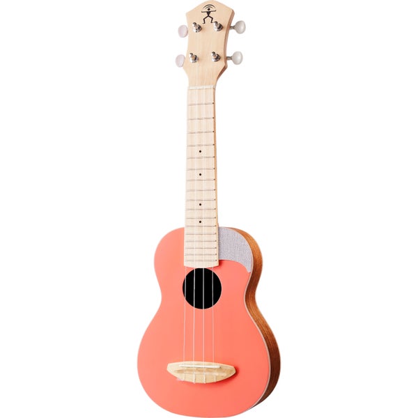 aNueNue US10 Color Series Soprano Ukulele Living Coral with Gig Bag