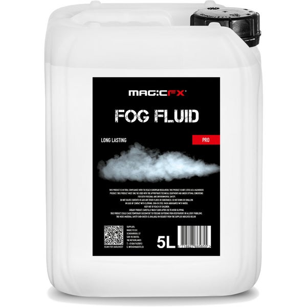 Magic FX Pro Fog Fluid liquide pour machine à fumée 5 L, effet de longue durée