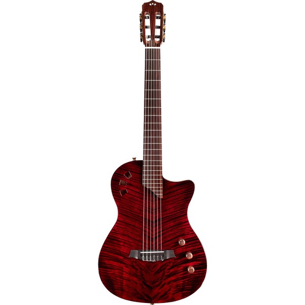 Cordoba Fusion Stage Guitar Garnet Gloss guitare classique électro-acoustique avec housse