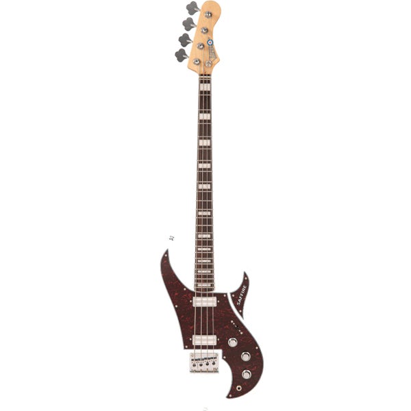Rapier Saffire Bass Arctic White Electric Bass Guitar
