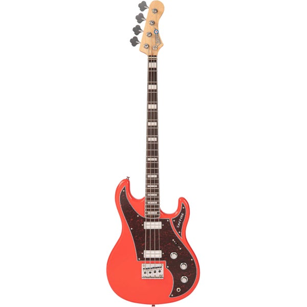 Rapier Saffire Bass Fiesta Red Electric Bass Guitar
