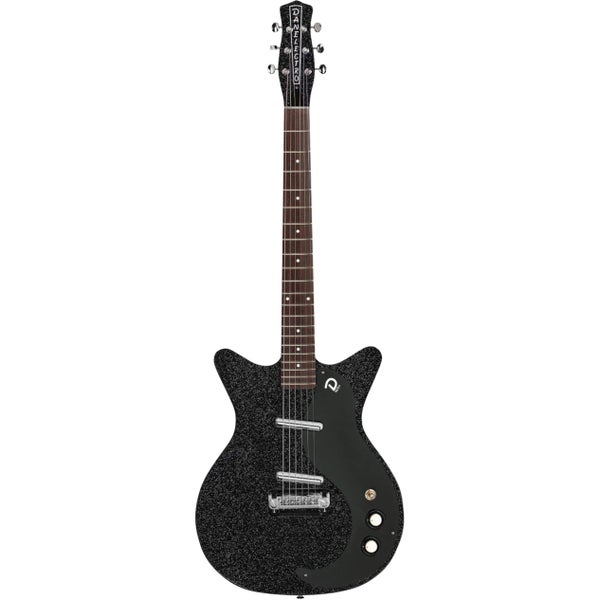 Danelectro Blackout 59 Black Metal Flake Electric Guitar