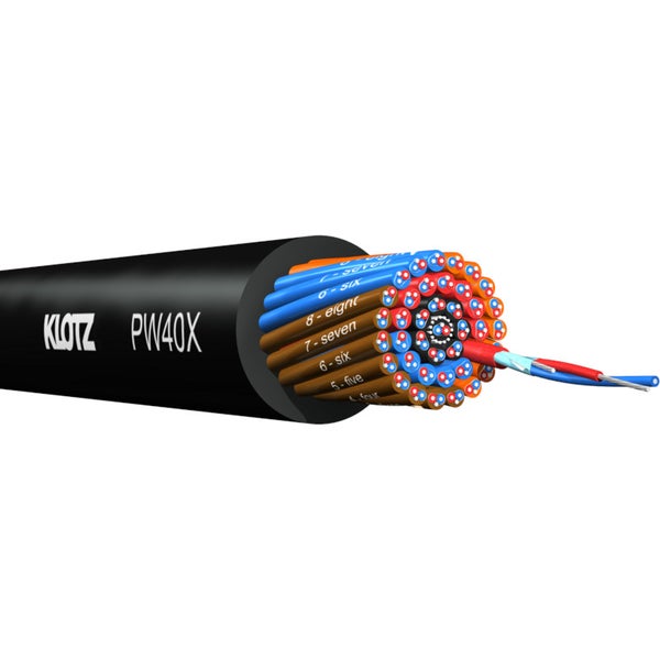 Klotz PW04X.050 PolyWIRE XLPE câble multipaire 4 paires 50 m